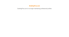 Desktop Screenshot of buildingpros.com